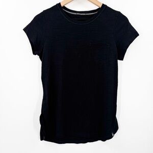 Smartwool Everyday Exploration Slub Black Short Sleeve Tee